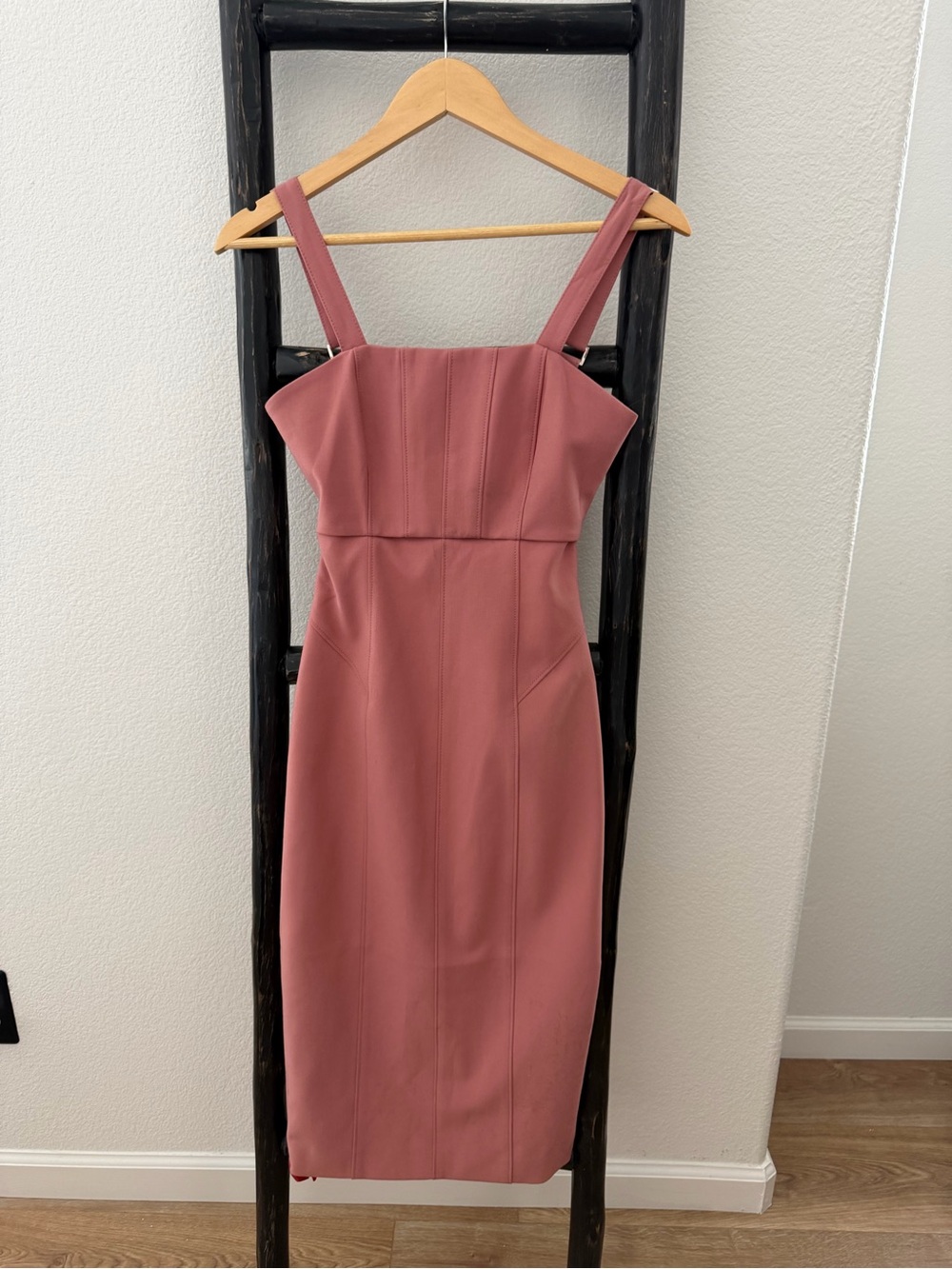 cinq a sept Dakota Dress Dusty Rose Midi Sheath Dress